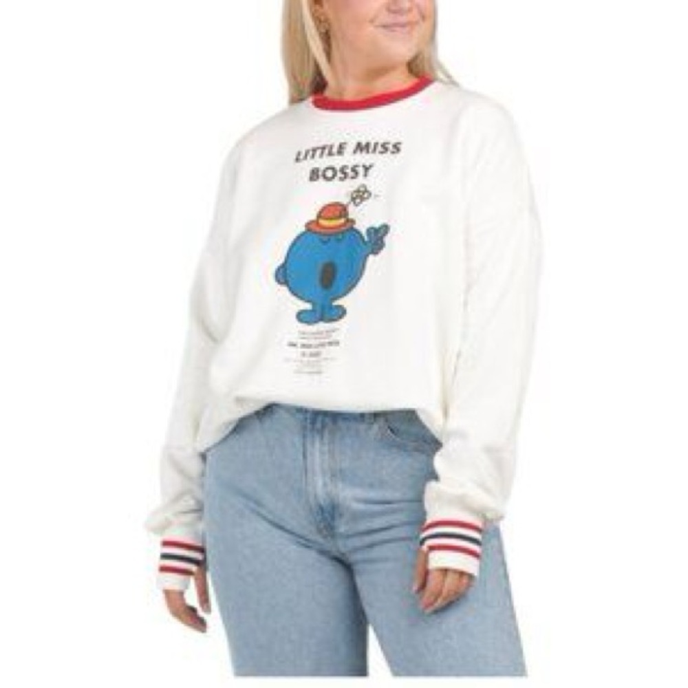 NWT- THE LAUNDRY ROOM Revolve Little Miss Bossy Oversized Crewneck Sweatshirt